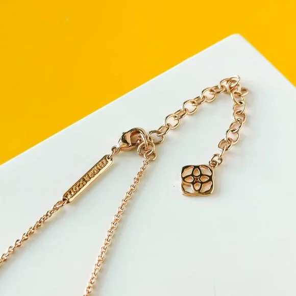 Elisa Rose Gold Dichroic Glass Pendant Necklace by Kendra Scott - Picture 3 of 3